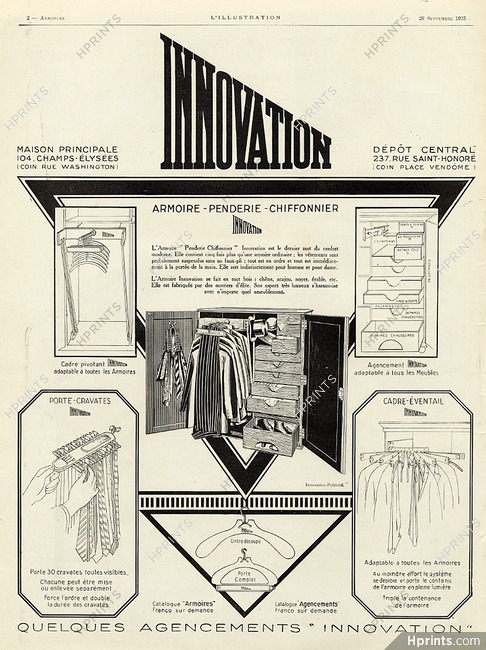 Innovation 1925 Luggage, Armoire, Penderie, Chiffonnier