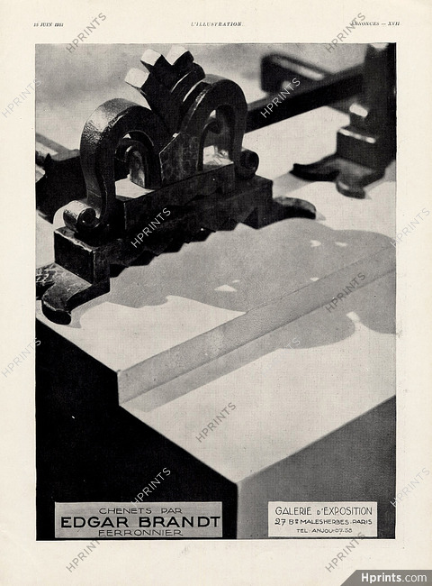 Edgar Brandt 1931 Ironworks