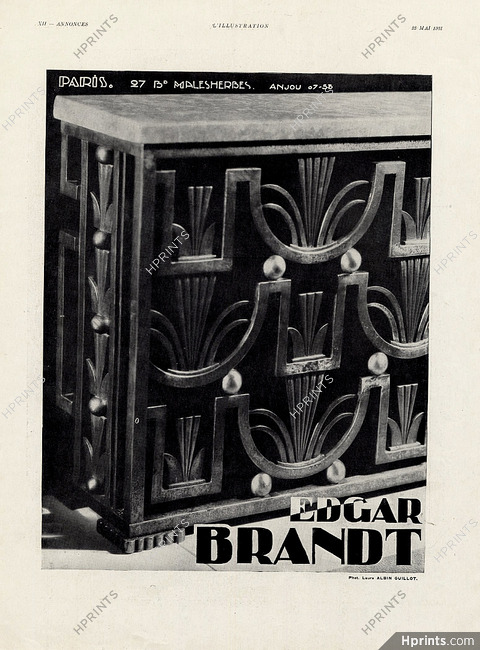Edgar Brandt 1931 Ironworks