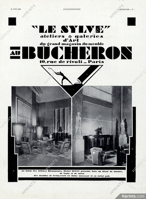 Au Bûcheron 1930 Le Sylve, Art Deco