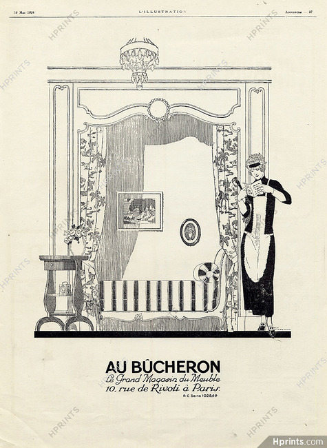 Au Bûcheron 1924 René Vincent