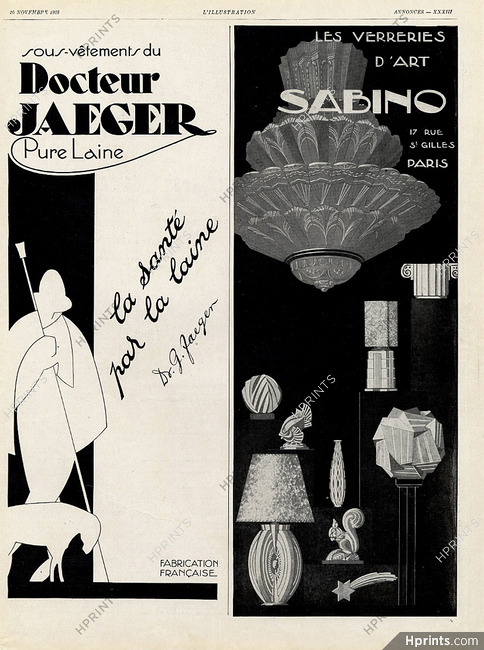 Sabino - Verrier d'Art (Luminaires) 1928