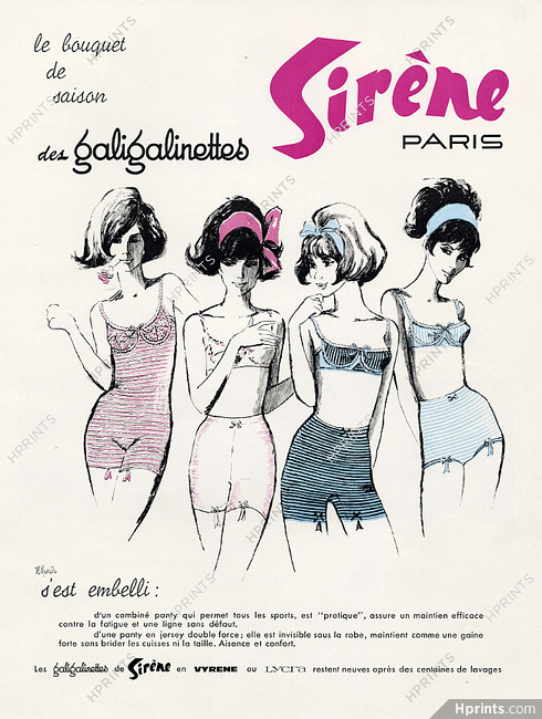 La Sirène 1964 Galigalinettes, H. Munière