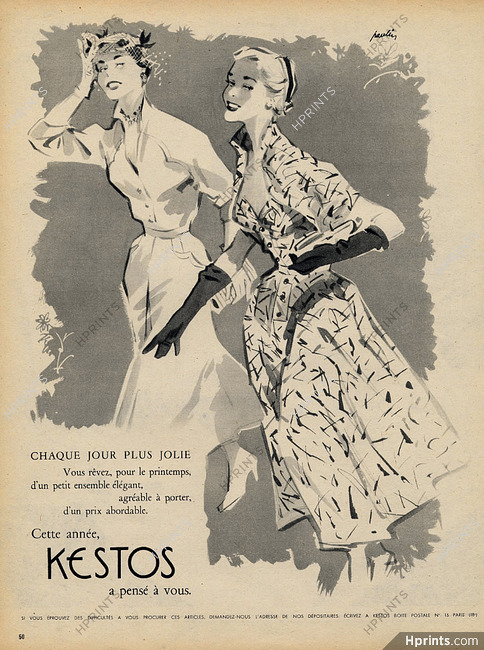 Kestos 1953 Summer Dresses Maurice Paulin (Version A)