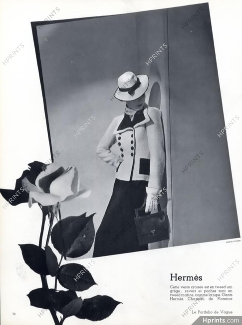 Hermès (Couture) 1937 Fashion Photography — Clipping