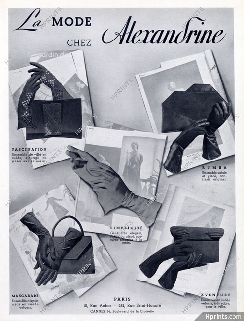 Alexandrine (Gloves) 1937 Handbag