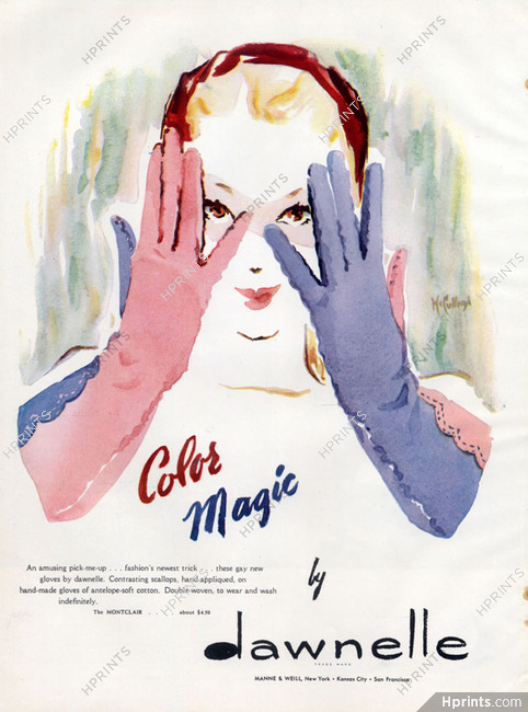 Dawnelle (Gloves) 1944 Mc Cullough Color Magic