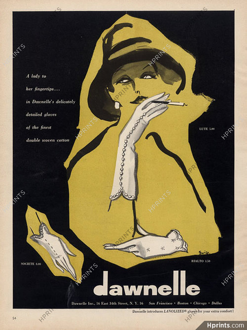 Dawnelle (Gloves) 1956 Cigarette Holder