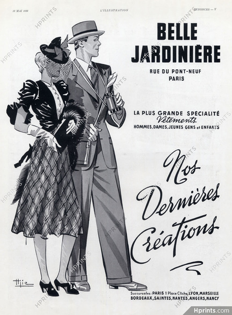 Belle Jardinière 1939 Marcel Jacques Hemjic