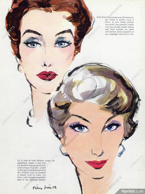 Pierre Simon 1953 Lipstick, Making-up