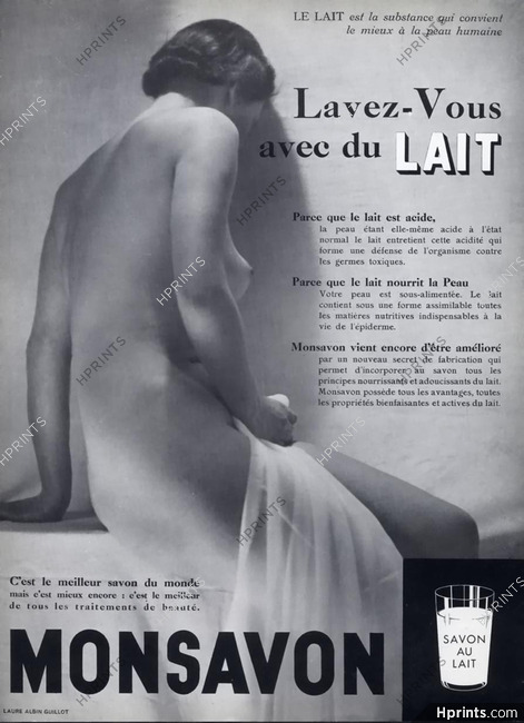 Monsavon 1936 Photo Laure Albin Guillot, Nude