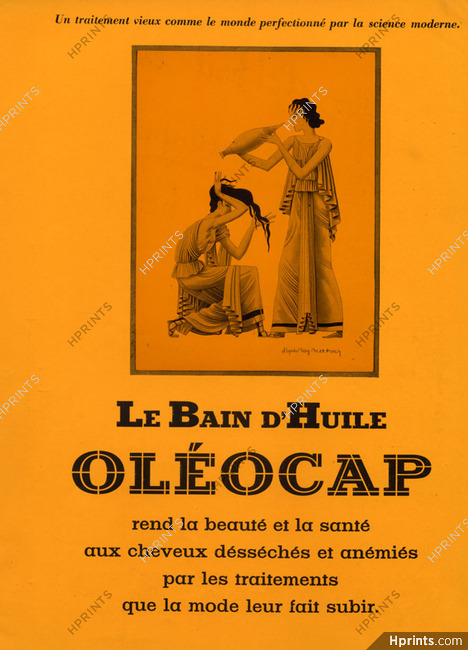 L'Oreal 1937 Oléocap (Hair Care) Le Bain d'Huile, Ray Bret-Koch