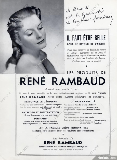 René Rambaud (Hair care) 1940