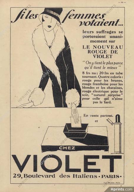 Violet (Cosmetics) 1928 Lipstick