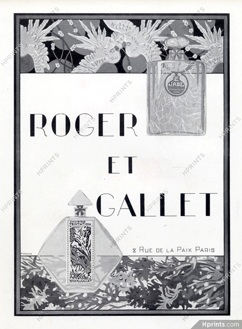 Roger & Gallet 1926 Henri Royer, Le Jade, Chypre Tentation