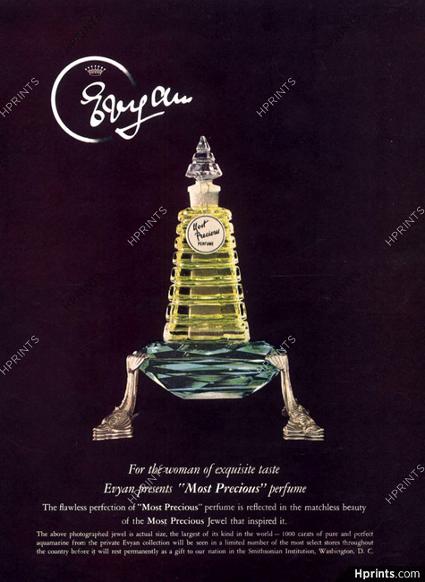 Evyan (Perfumes) 1962 Most Precious