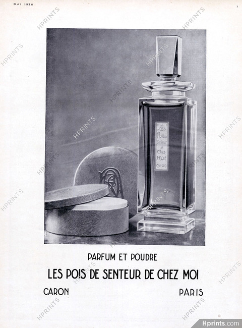 Caron (Perfumes) 1930 Les Pois de Senteur, Sweet Peas