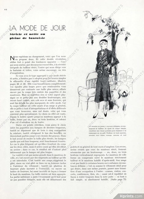 La Mode de Jour, 1931 - Chanel Libis