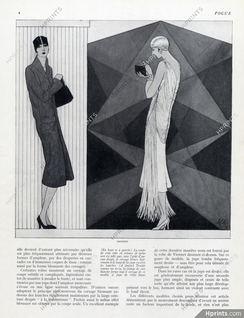 Madeleine Vionnet 1925 Evening Gown
