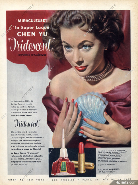 Chen Yu 1954 Lipstick, Nail Polish