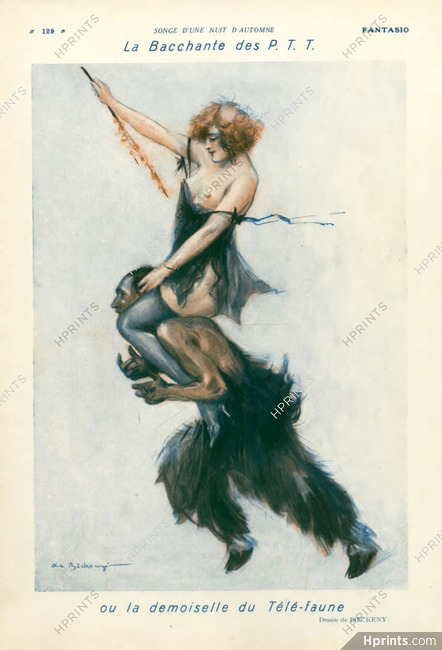 Bœckeny 1927 La Demoiselle du Télé-Faune