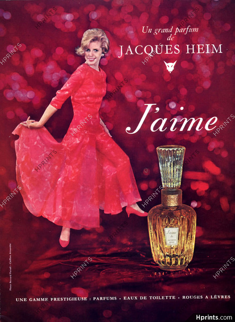 Jacques Heim (Perfumes) 1966 Photo Bernard Parnell