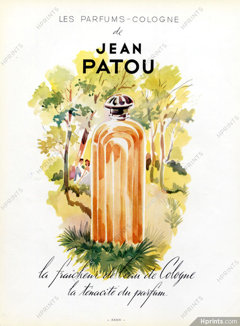Jean Patou (Perfumes) 1958 Eau de Cologne