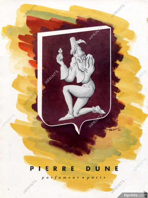 Pierre Dune (Perfumes) 1945 Talbot, Medieval Costumes