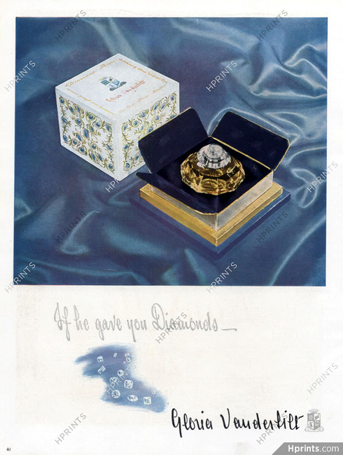Gloria Vanderbilt (Perfumes) 1946 "Diamant Bleu"