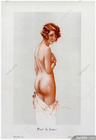 Maurice Milliere 1929 Pour la forme, Nude