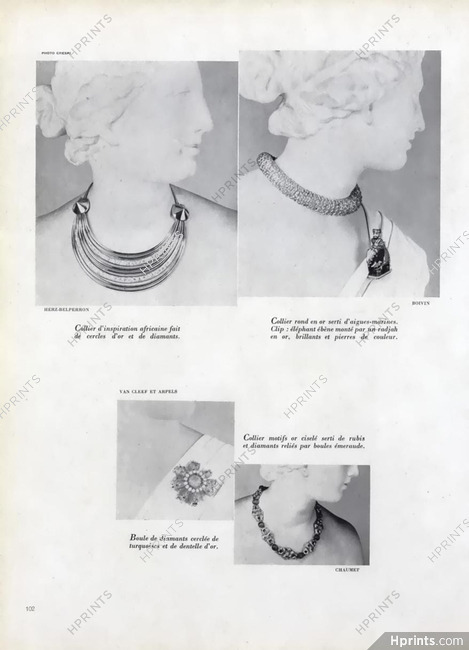 Cartier, Herz-Belperron, Boivin, Chaumet, Van Cleef & Arpels 1948