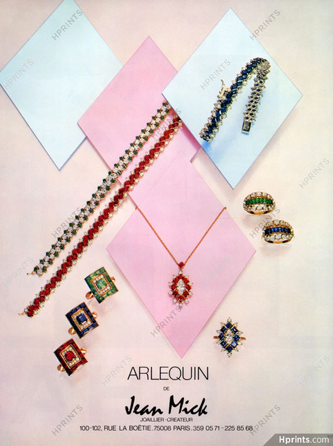 Jean Mick (Jewels) 1980 Arlequin