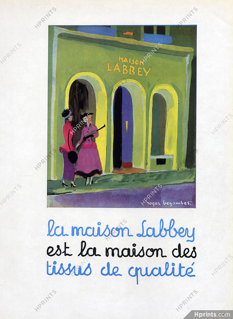 Labbey (Fabric) 1948 Roger Bezombes, Store