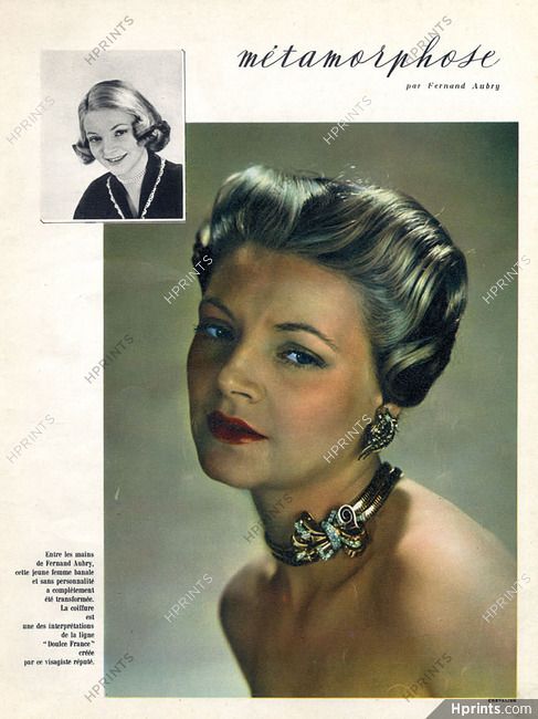 Fernand Aubry (Hairstyle) 1947 Photo Chevalier