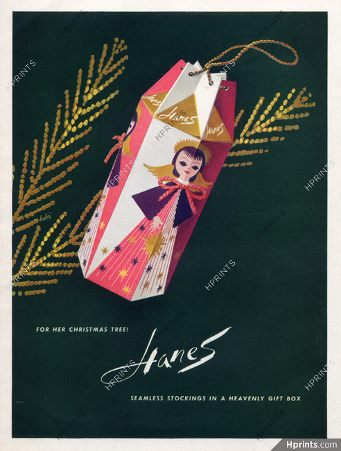 Hanes 1954 Bobri, Gift Box for Christmas Tree
