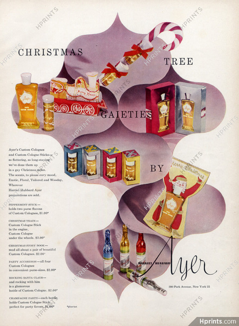 Harriet Hubbard Ayer (Cosmetics) 1952 Christmas tree Gaieties