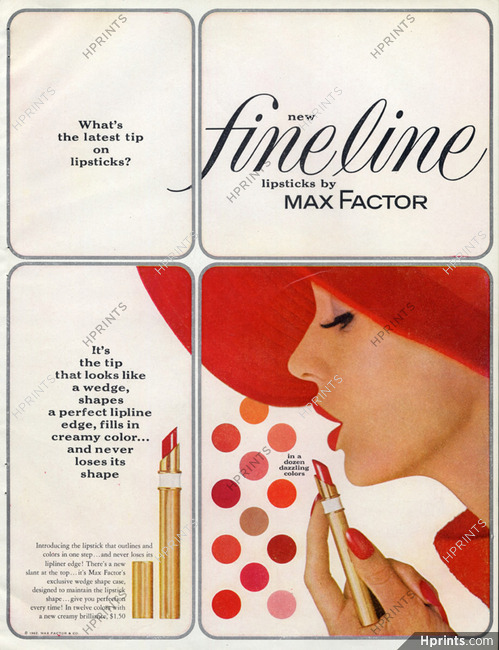 Max Factor 1962 Lipstick