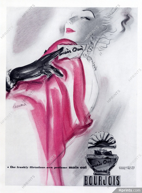 Bourjois (Perfumes) 1940 Leonard, Mais Oui