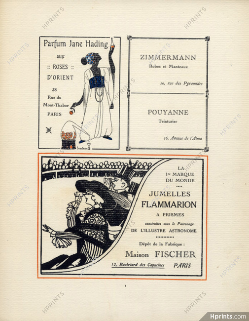 Jane Hading & Flammarion 1913 Georges Lepape