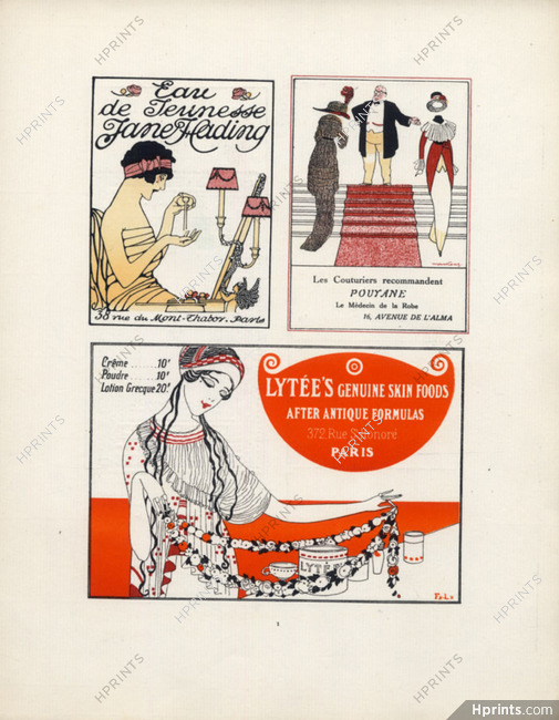 Jane Hading & Pouyane 1913 Lytée's, Felix Lorioux