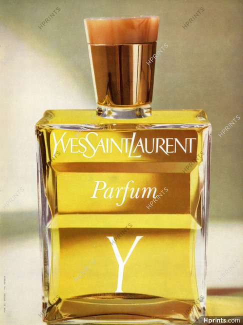Yves Saint Laurent (Perfumes) 1964 "Parfum Y" Photo Genest