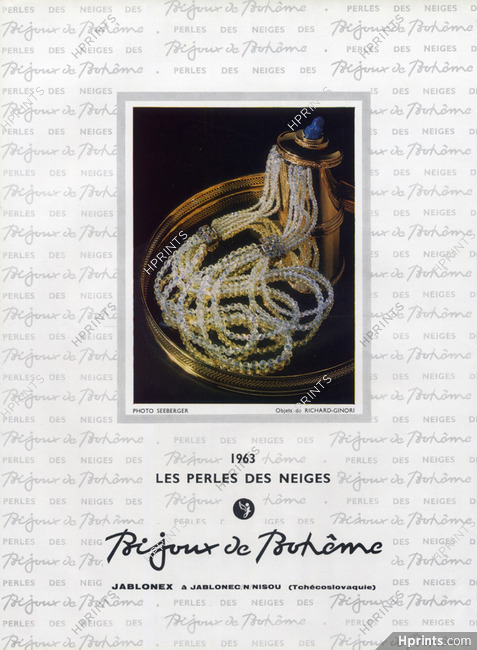 Jablonex (Jewels) 1963 Pearls Bijoux de Bohême