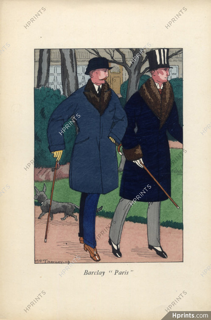 Barclay (Couture) 1919 Men Clothing, Maurice Taquoy