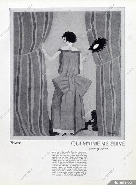 Premet 1921 Charles Martin, Evening Gown