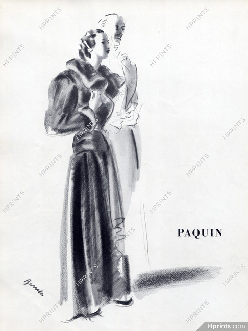 Paquin (Fur) 1938 Eduardo Garcia Benito