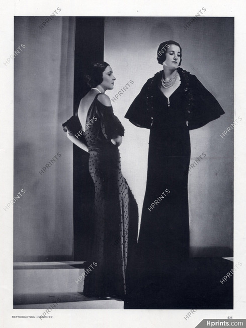Molyneux 1932 Evening Gown