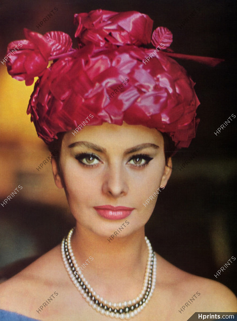 Jean Barthet 1962 Sophia Loren, Photo Guy Arsac