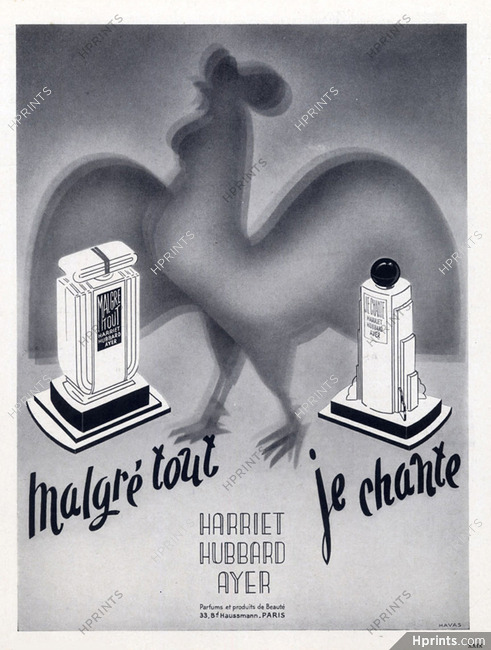 Harriet Hubbard Ayer (Perfumes) 1941