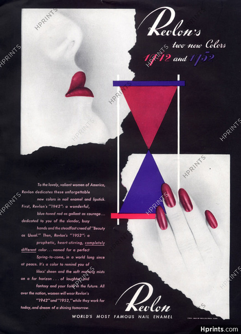 Revlon 1942 Lipstick, Nail Polish