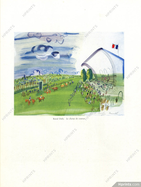 Raoul Dufy 1947 Le Champ de Courses, Deauville